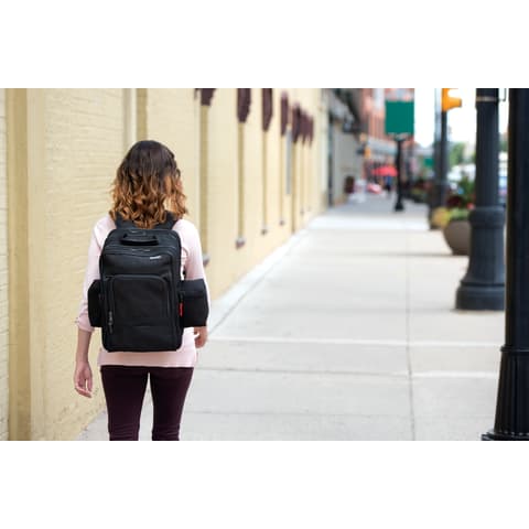11.5"W x 9"D x 16"H 3.2lb, Hopkins® EZ-View 21st Century Plus Home Care Backpack • Black
