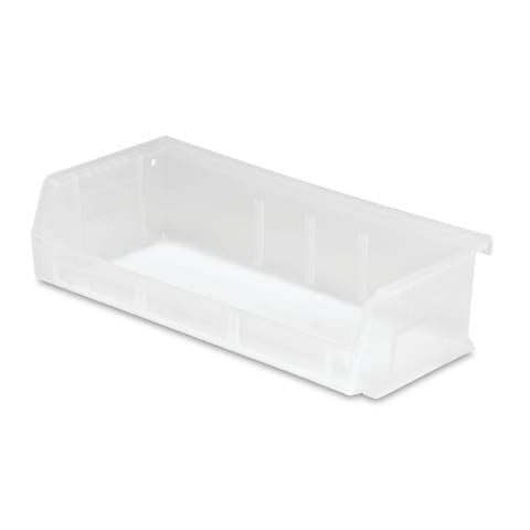 Organizer Bins for Medical Supplies, 5.5"W x 17.875"D x 5"H • Clear