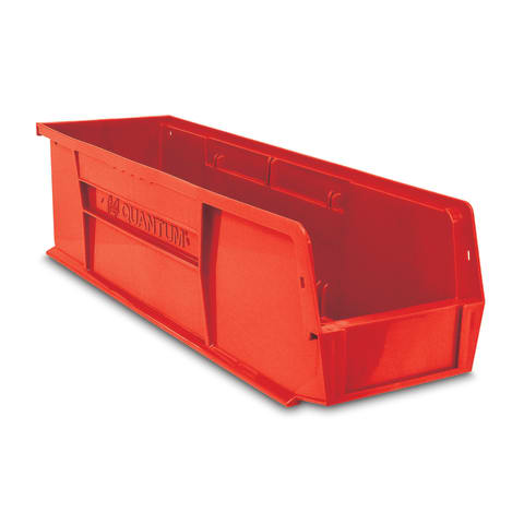Organizer Bins for Medical Supplies, 5.5"W x 17.875"D x 5"H • Red