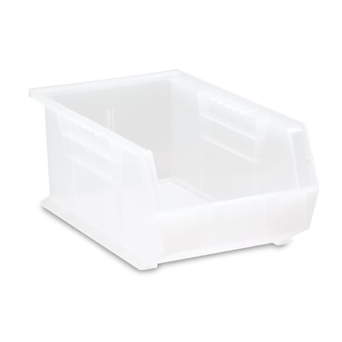 Organizer Bins for Medical Supplies, 8.25"W x 13.625"D x 6"H • Clear