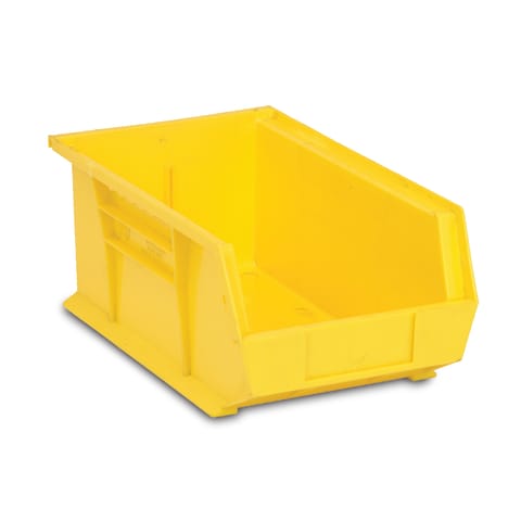 Organizer Bins for Medical Supplies, 8.25"W x 13.625"D x 6"H • Yellow