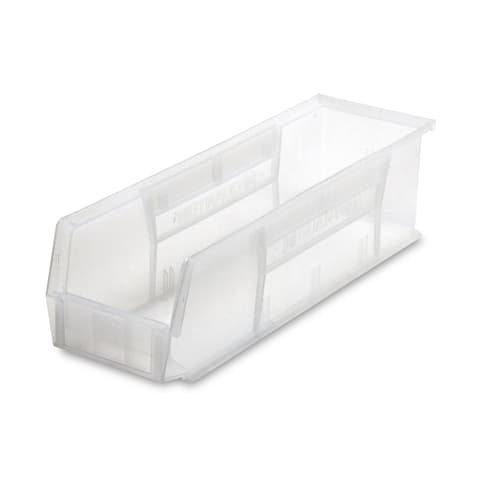 Organizer Bins for Medical Supplies, 8.25"W x 17.875"D x 7"H • Clear