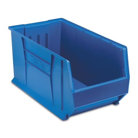 Extra Large Organizer Bins, 8.25"W x 29.875"D x 7"H • Blue