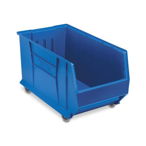 Mobile Organizer Bin, 18.25"W x 29.875"D x 15"H • Blue