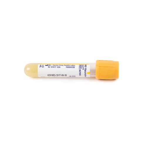 BD Vacutainer® SST • Gold • 13 x 75mm, 3.5mL