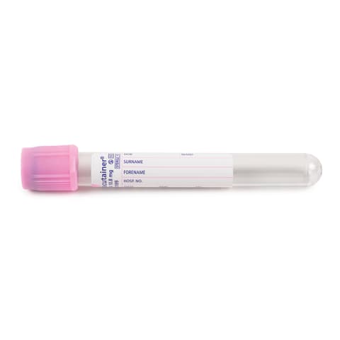 BD Vacutainer® EDTA • Pink • 13 x 100mm, 6mL