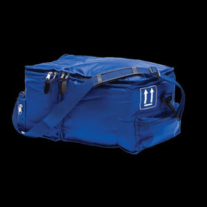 Dual Chamber Specimen Transport Tote with Dry Ice Liners • 16"W x 9"D x 9.5"H • Blue