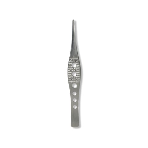 5.5" Ergonomic Forceps 1.5mm Smooth Tip, Straight
