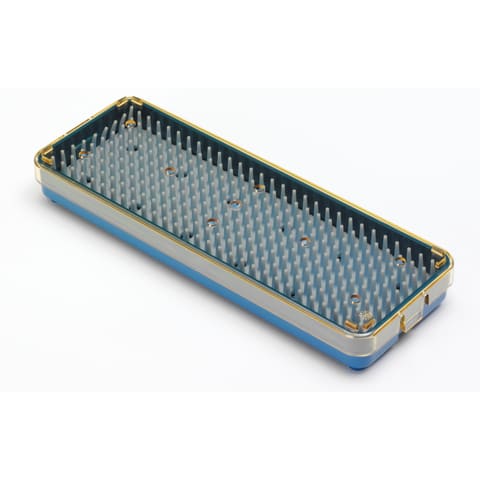 Delicate Instruments Sterilization Trays,7.5"L x 2.5"W x 0.75"H