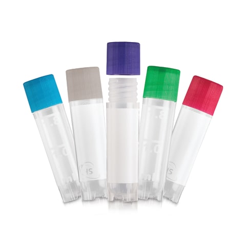 2.0mL Cryogenic Vials with Flush Caps • Assorted