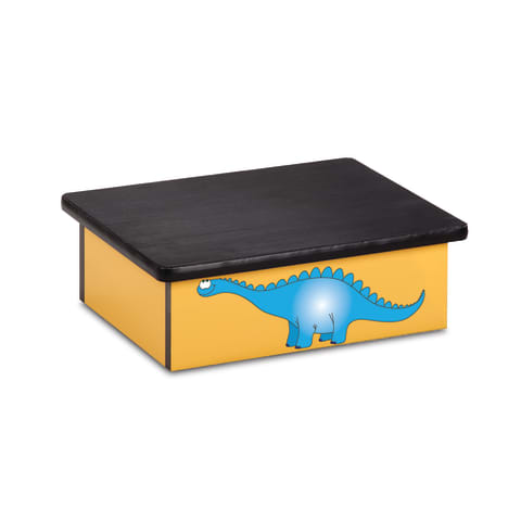 Pediatric Step Stool 16"W x 20"L x 7"H, Dino Theme