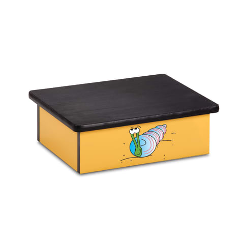 Pediatric Step Stool 16"W x 20"L x 7"H, Ocean Snail Theme