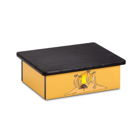 Pediatric Step Stool 16"W x 20"L x 7"H, Meerkat Theme