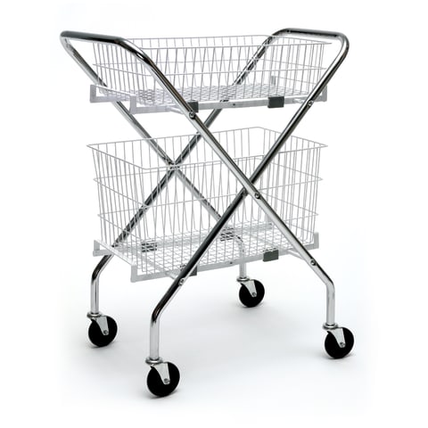 FlexyCart Frame with Wire Baskets Bundle
