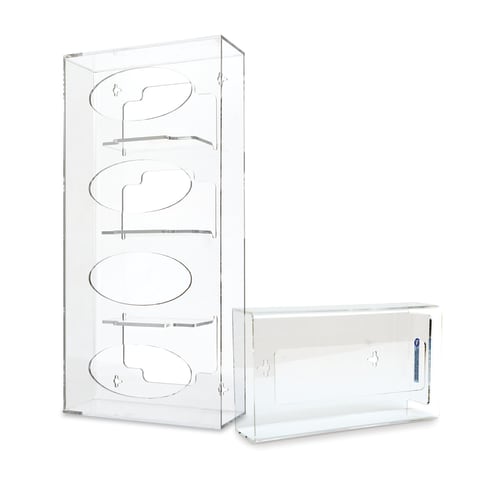 Marketlab Glove Box and Tissue Holder Combo, Quad