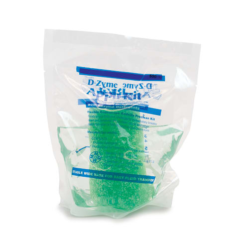 Precleaning Kit with Sponge, D-Zyme™ Enzymatic, Basin, 500mL • 2.25"Dia x 4.25"L