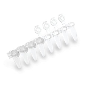 0.2mL PCR Tubes, With Flat Cap • Natural