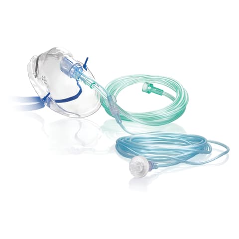 Capnomask Oxygen Mask ½ CO2 Sampling ½ Connector, Opthalmic