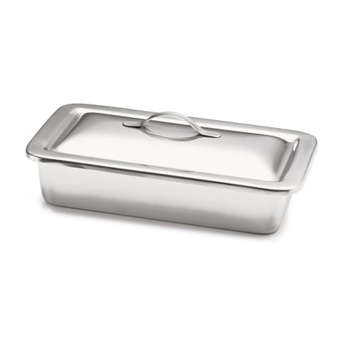 Stainless Steel Deep Rectangle Tray, 15" x 10.6" x 2.2"