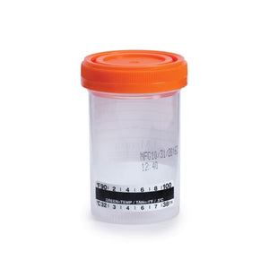 90mL Specimen Container with Temp Strip • Sterile