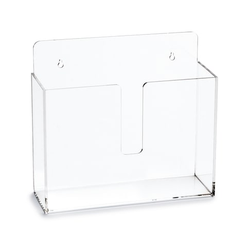 Acrylic Binder Holder, 12.125"W x 4.125"D x 10.938"H
