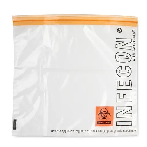 Infecon® Specimen Transport Bags, 12"W x 12"H
