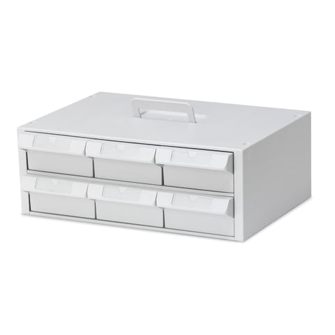 2-Tier Cassette with 5" Bins • 16.5"W x 13.5"D x 6"H