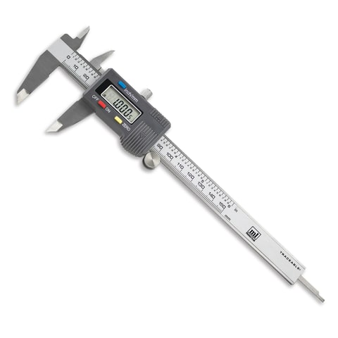 Digital Caliper, 6"/150mm • 0.01mm Resolution
