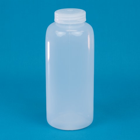 Polypropylene Wide-Mouth Reagent Bottle, 1,000mL