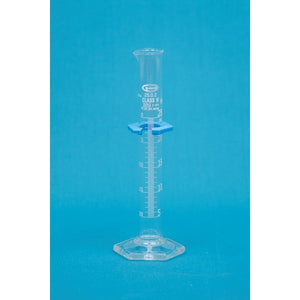 Class A Double Scale Glass Graduated Cylinder, 25mL