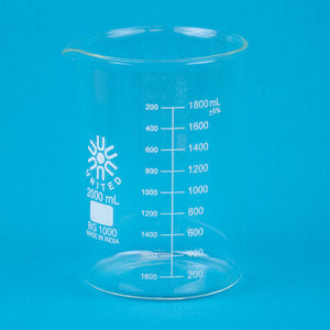 Low Form Glass Beaker, 2000mL