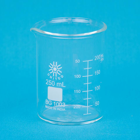 Heavy Duty Glass Beaker, 250mL
