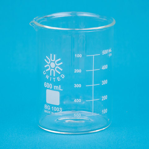Heavy Duty Glass Beaker, 600mL