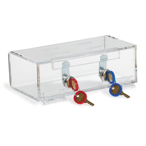 Keyed Lock Boxes • Double-Lock (Keyed Alike), Small • 8.325"W x 4.5"D x 2.875"H