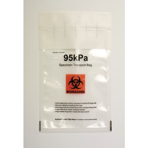 95kPa with Biohazard Symbol, 6"W x 9"H