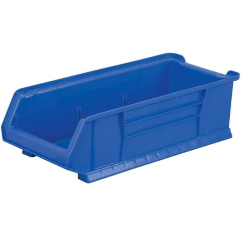 Extra Large Organizer Bins, 11"W x 23.875"D x 7"H, Blue