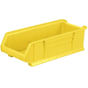 Extra Large Organizer Bins, 11"W x 23.875"D x 7"H, Yellow