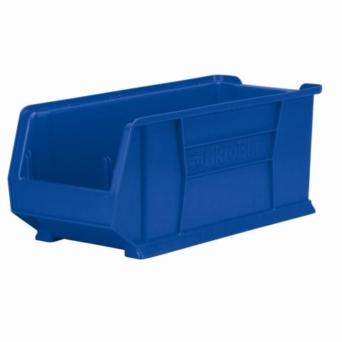 Extra Large Organizer Bins, 11"W x 23.875"D x 10"H , Blue