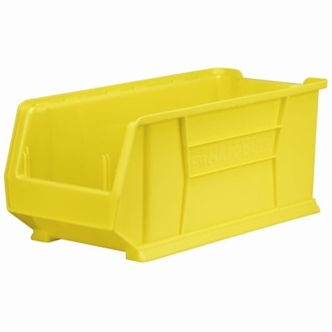 Extra Large Organizer Bins, 11"W x 23.875"D x 10"H , Yellow