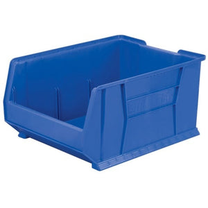 Extra Large Organizer Bins, 18.25"W x 23.875"D x 12"H, Blue