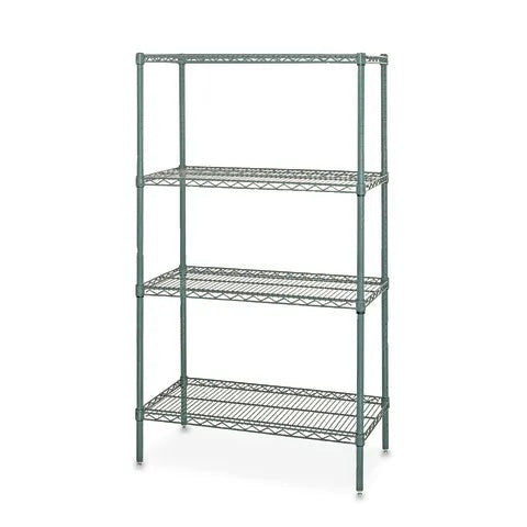 5-Shelf Epoxy Wire Rack 63"H, 48"W x 24"D