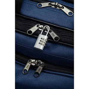 Rolling Med Bag • 16"W x 9"D x 13"H • 7.6lb, With Lock for HIPAA Compliance • Navy