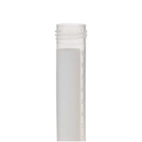 10mL Transport Tubes, Graduated with Writing Area • 17mm x 84mm