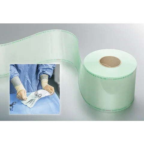 Sterilization Packaging Rolls with Indicators, 8"
