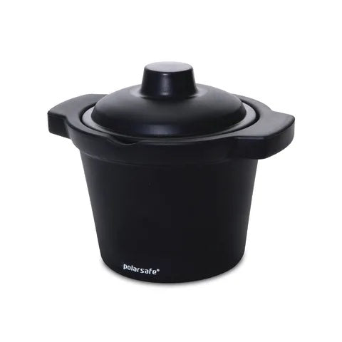 PolarSafe® EVA Foam Round Ice Bucket with Lid, 4L • Black