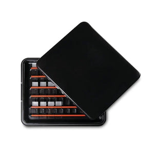 Slide Stain Trays Black Lid • 12.9375"W x 15.125"L x 1.75"H