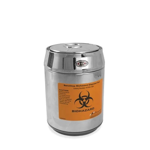 1.5L Hands-Free Biohazard Waste Can