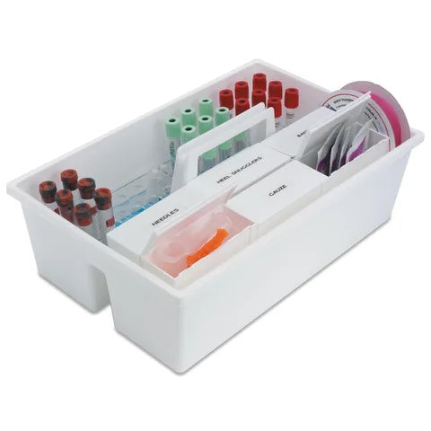 Low Profile Phlebotomy Tote Set • 9.5"W x 15"L x 4.5"H