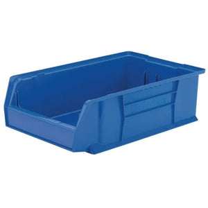 20" Deep XL Stack Bin, 12.375"W x 20"D x 6"H • Blue