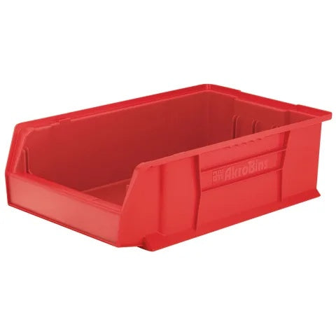 20" Deep XL Stack Bin, 12.375"W x 20"D x 6"H • Red